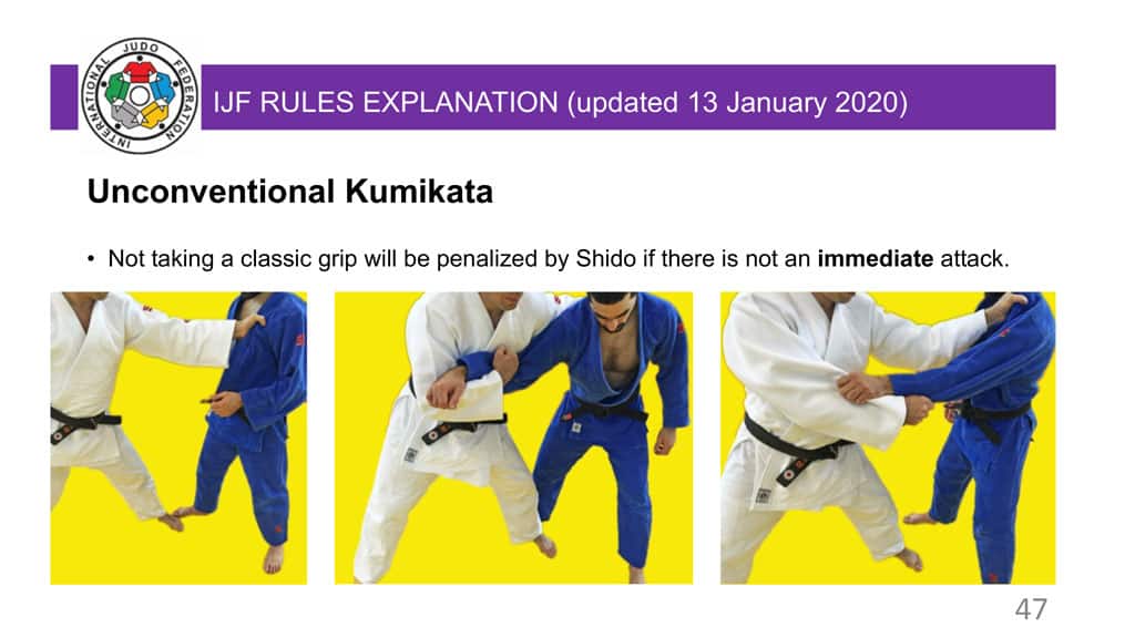 Explanatory Guide of the judo slide 47