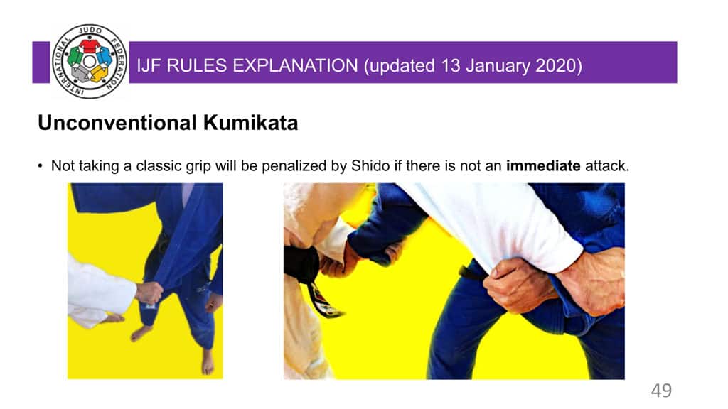 Explanatory Guide of the judo slide 49