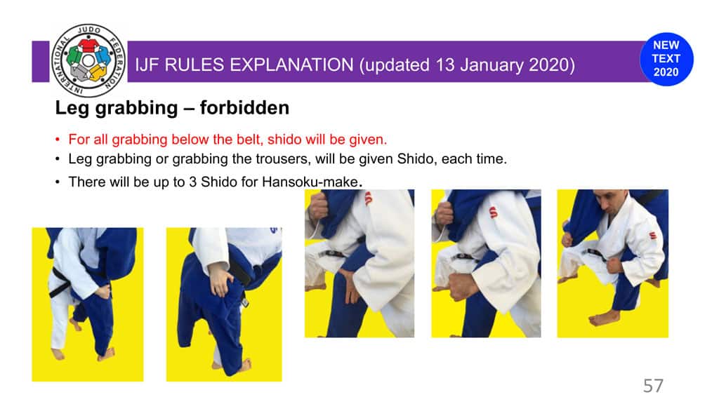 Explanatory Guide of the judo slide 57
