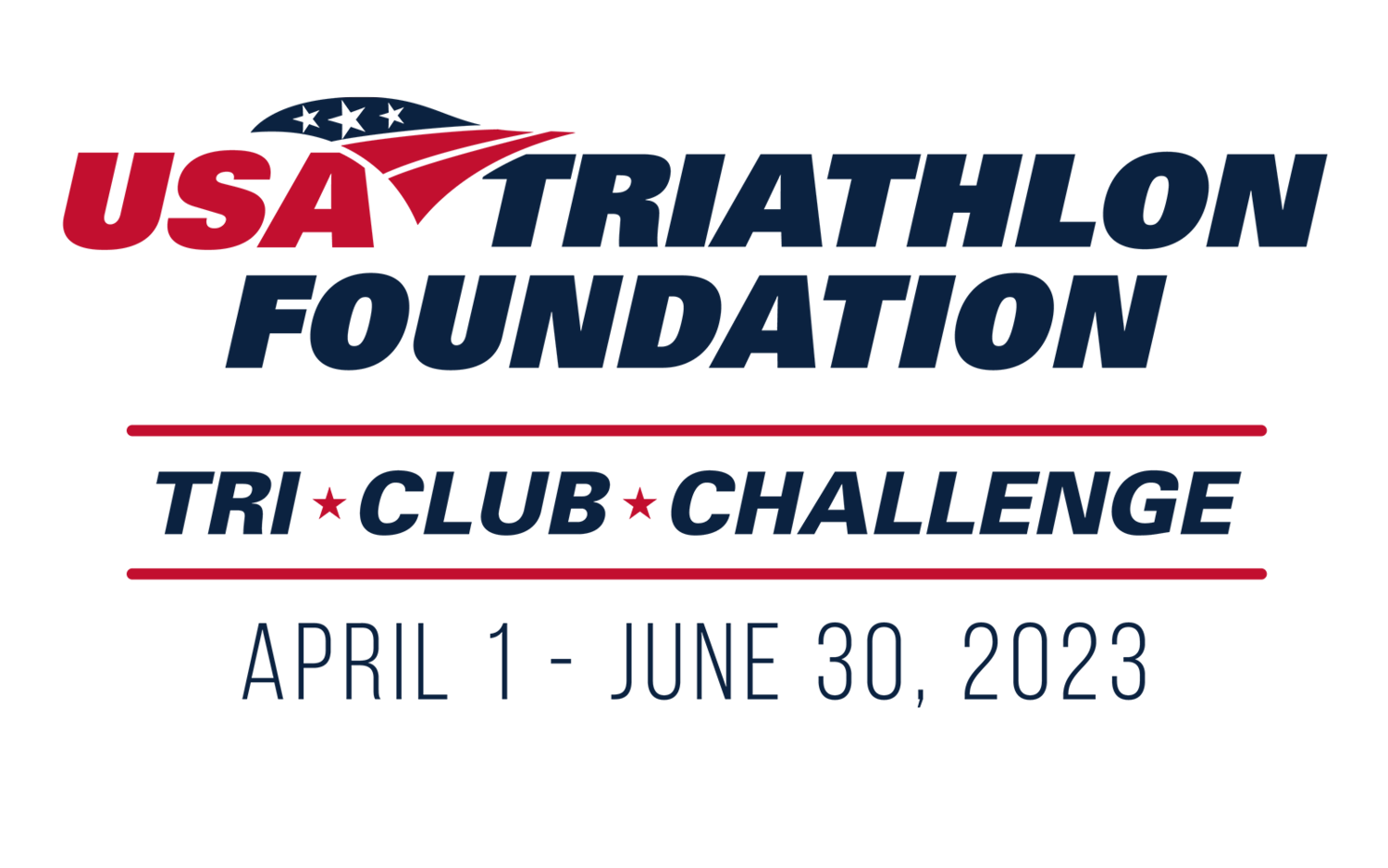 usa triathlon foundation tri club challenge with dates logo april 1 june 30 2023