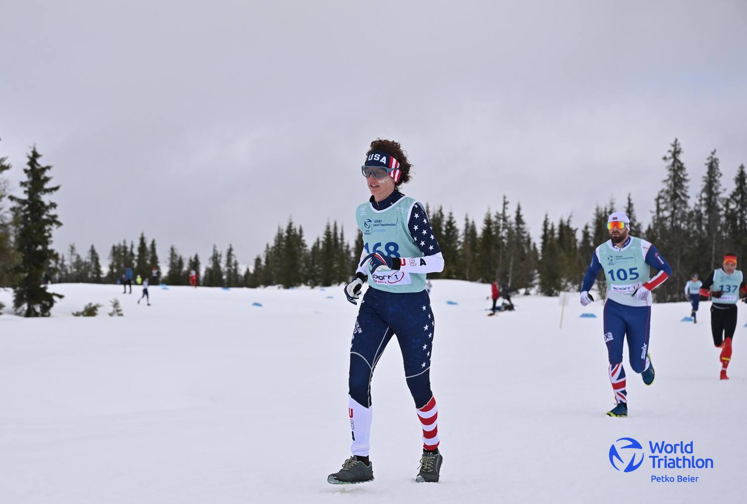 winter triathlon world championships runner