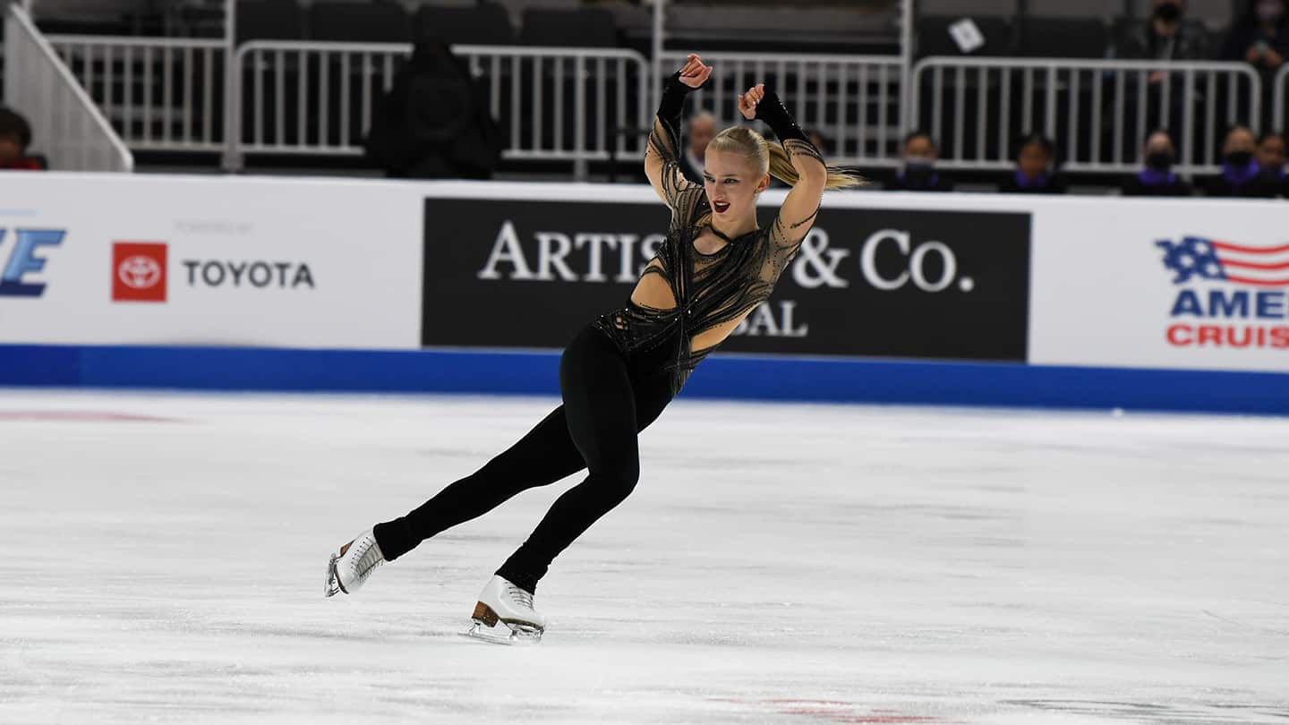 Isabeau Levito delivers for her psyche, U.S. figure skating with