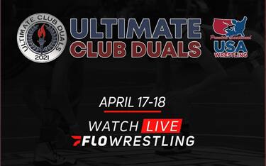 Ultimate Club Duals graphic with FloWrestling logo