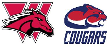 Athletic logos for Western Wyoming and for Clackamas