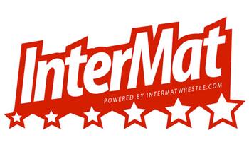 Intermat Website Logo in red with stars under the words