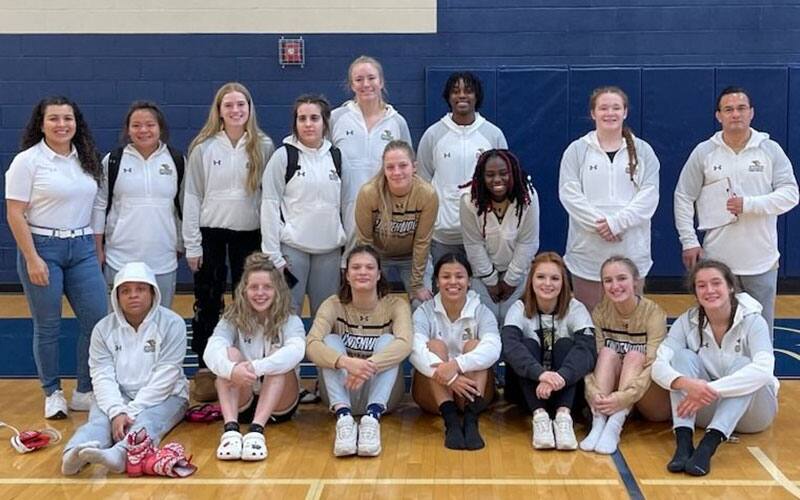 LIndenwood, winners of the 2022 Missouri Women's College Championships.