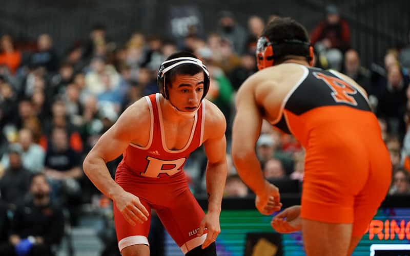 Action from Rutgers vs. Princeton Dual, Dec. 11, 2022