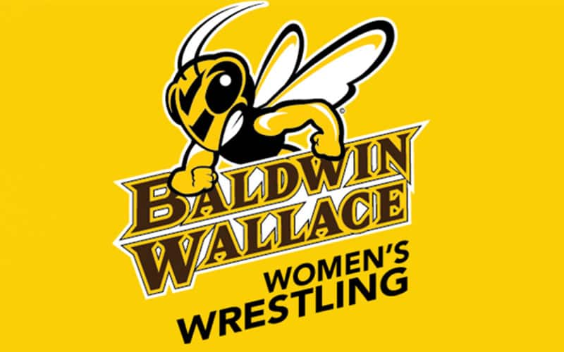 Logo for Baldwin Wallace women's wrestling