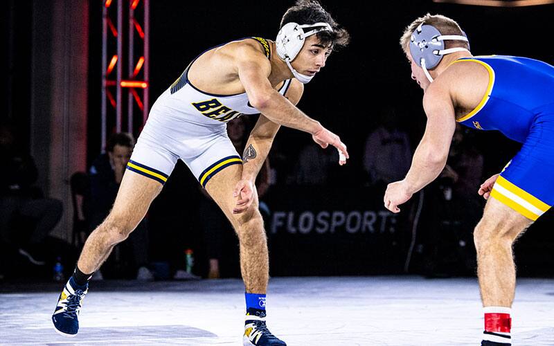 Andrew Alirez (Northern Colorado) at 2022 NWCA All-Star Classic.