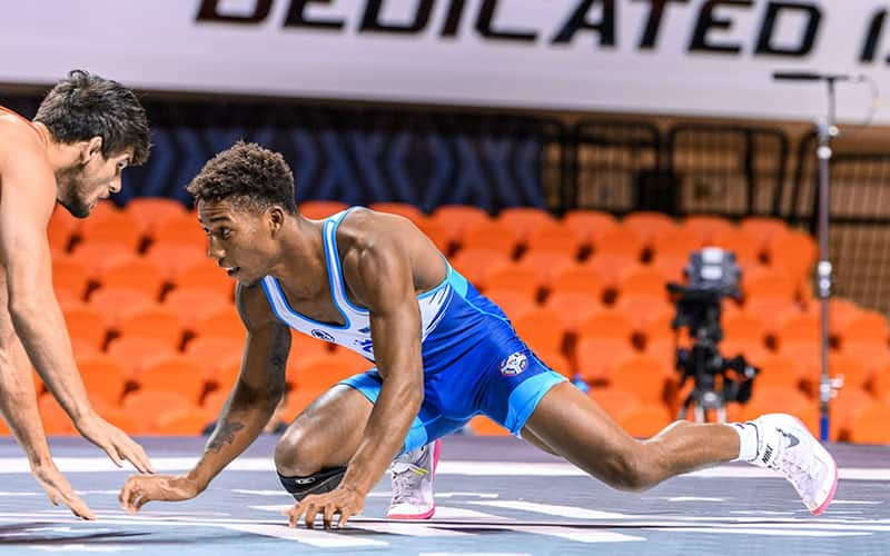 David Carr competing at the 2022 Final X in Stillwater