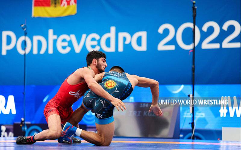 U23 World champion Sayed Sohrabi of Iran.