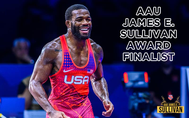 Jordan Burroughs Sullivan Award Finalist graphic