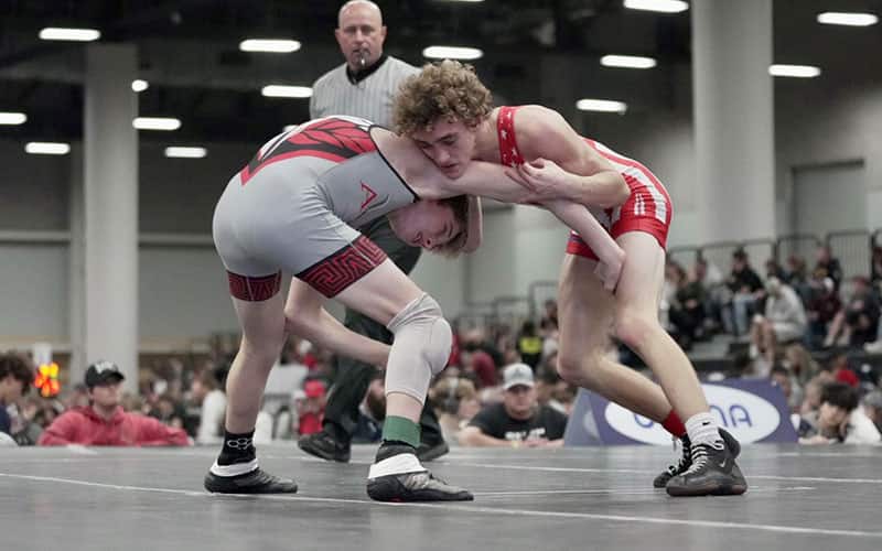 Drew Davis (IL) at the Boys National High School Recruiting Showcase