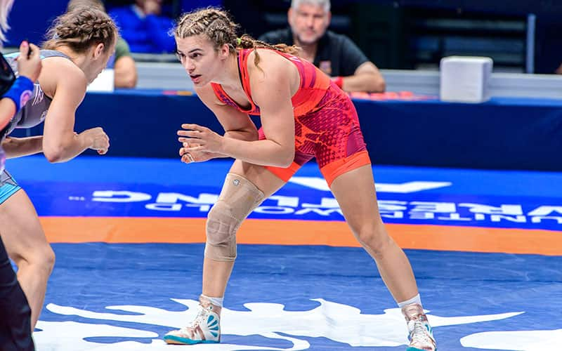 Helen Maroulis (USA) at the 2022 World Championships.