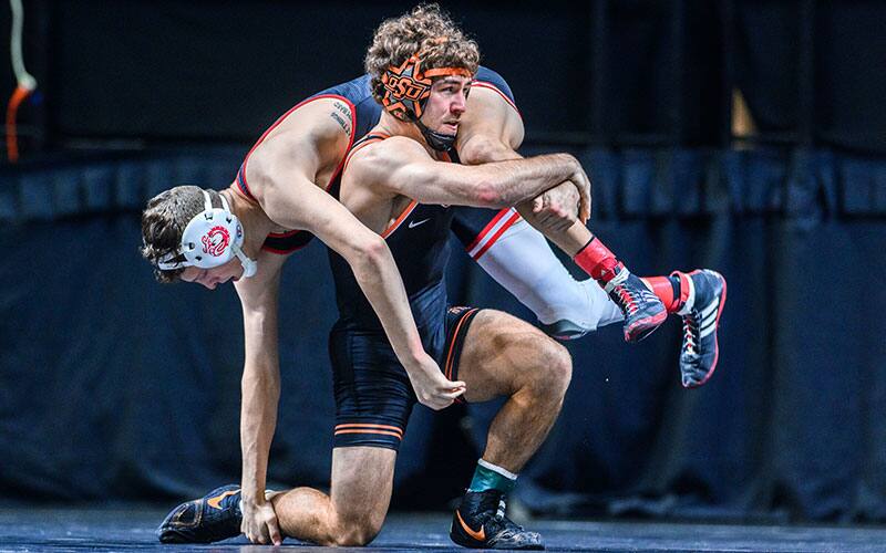 Daton Fix (OSU) competing at 2022 Southern Scuffle