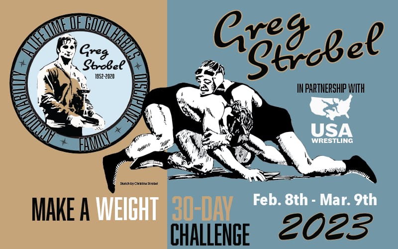 2023 Greg Strobel Make A Weight Challenge graphic