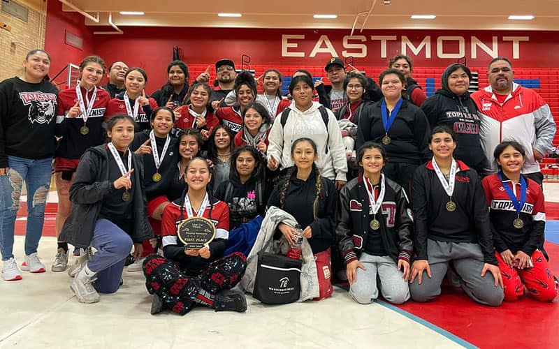 2022-23 Toppenish High School (Wash.) girls wrestling team