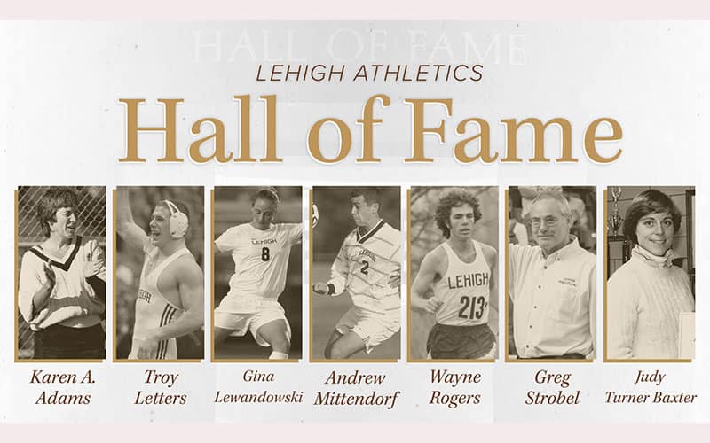 Lehigh Athletics Hall of Fame graphic