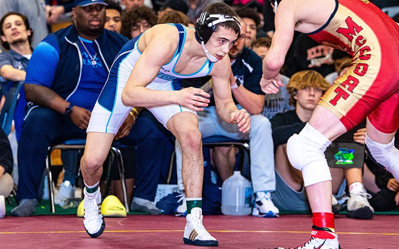 Luke Lilledah (Wyoming Seminary) in the 2022 Walsh Jesuit Ironman finals. Photo by Sam Janicki, sjanickiphoto.com.