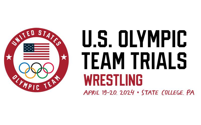 Color logo for 2024 U.S. Olympic Team Trials - Wrestling