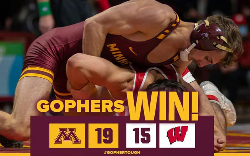 Graphic for Minnesota over Wisconsin dual