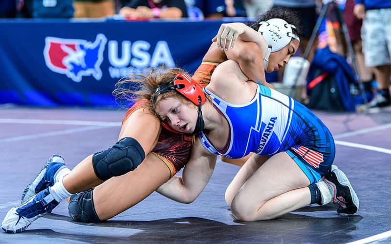 Sierra Chiesa (PA) takes a shot at the 2022 USMC Junior Nationals.