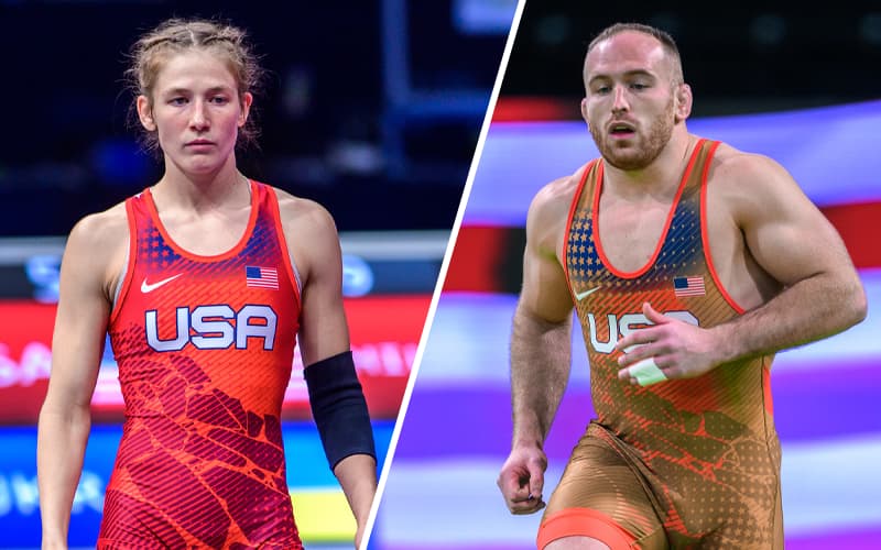 Sarah Hildebrandt (left) and Kyle Snyder (right). Photos by Tony Rotundo.