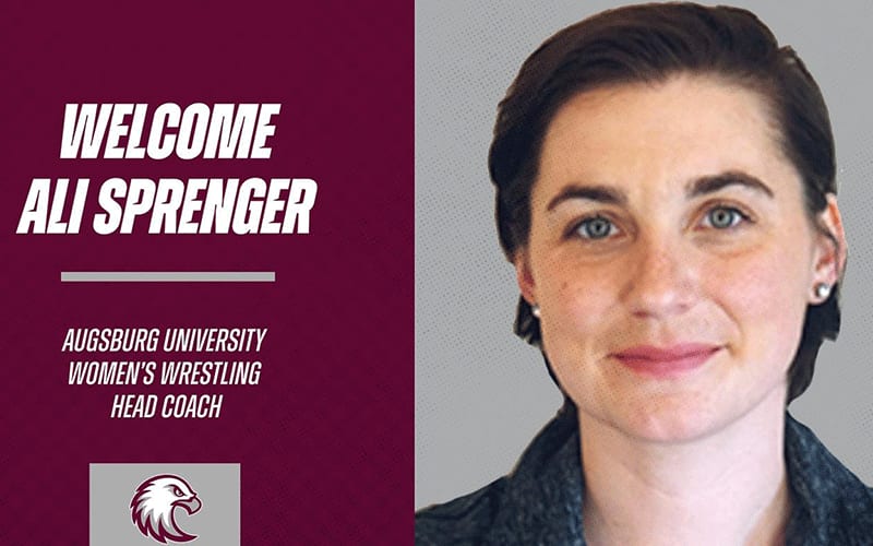 Ali Sprenger hired by Augsburg as women's coach graphic
