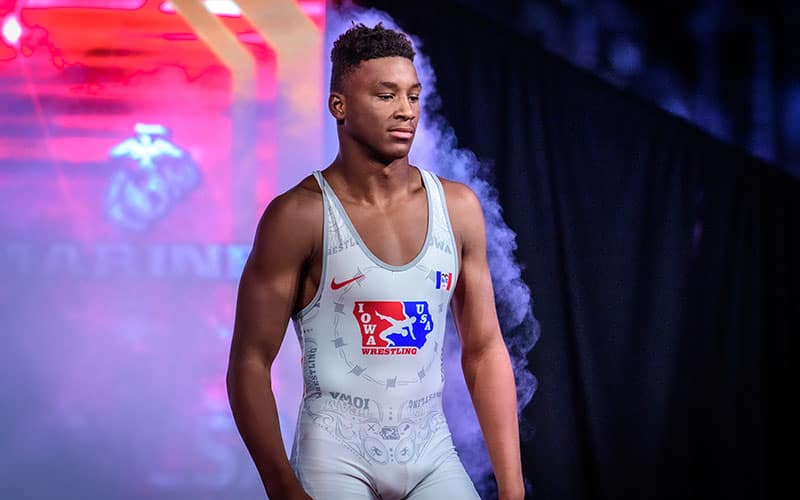 Dreshaun Ross (Iowa) competition portrait