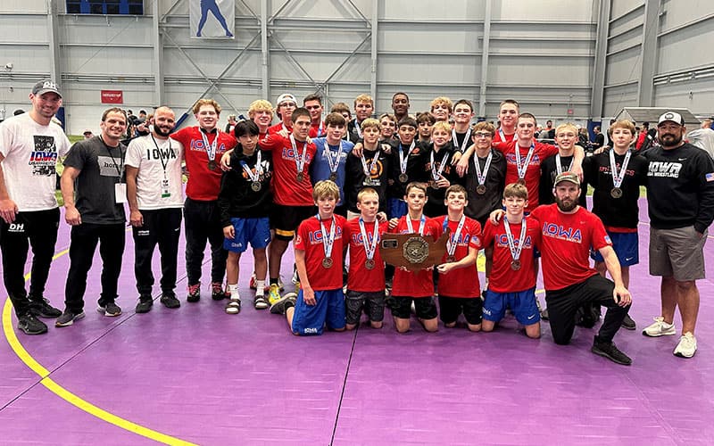 Iowa, 16U National Greco-Roman Duals champions