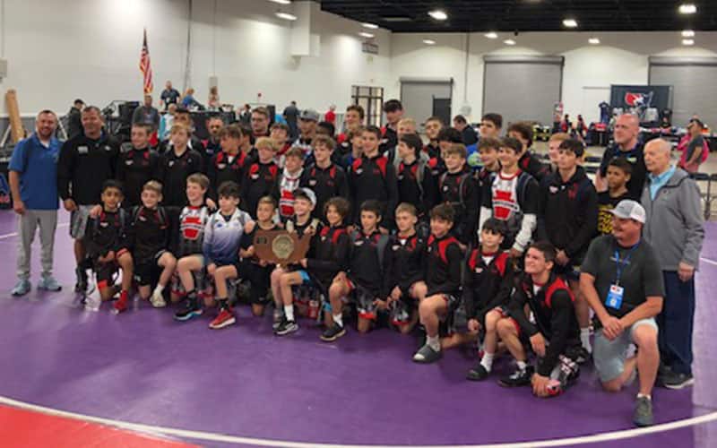Pennsylvania Blue, the 2023 14U National Duals champion.