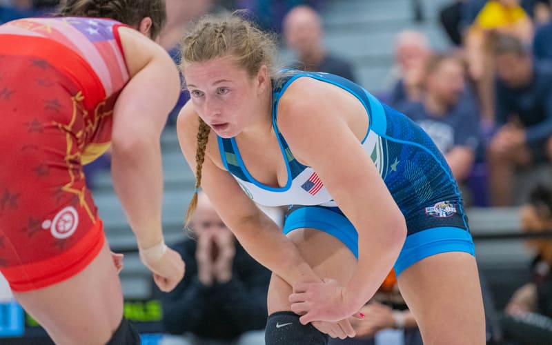 Kylie Welker pictured at the 2023 World Team Trials Challenge Tournament. Photo by Richard Immel.