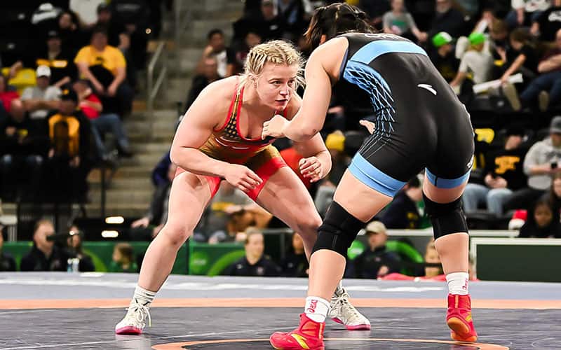 Michaela Beck (USA) at the 2022 World Cup.