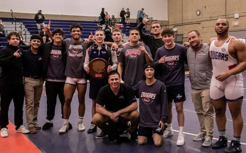 Clackamas CC after winning the 2023 Regional title