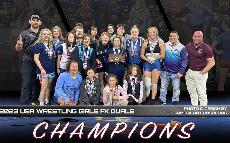 Colorado, the 2023 Junior Girls Folkstyle Duals champions