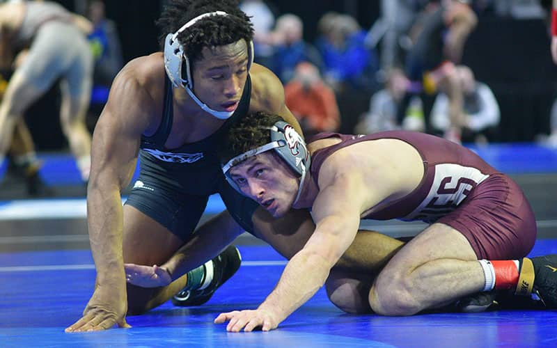 Three Wrestlers Pin Their Way to Semis - Muhlenberg College Athletics