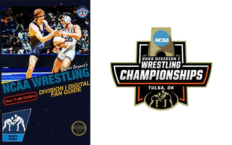 NCAA Guide cover and the NCAA Div. I Championships logo