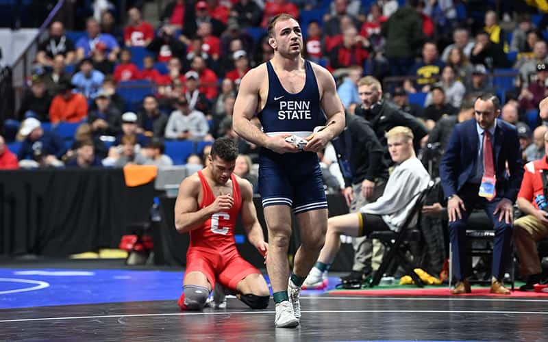Max Dean (Penn State) at 2023 NCAA Championships
