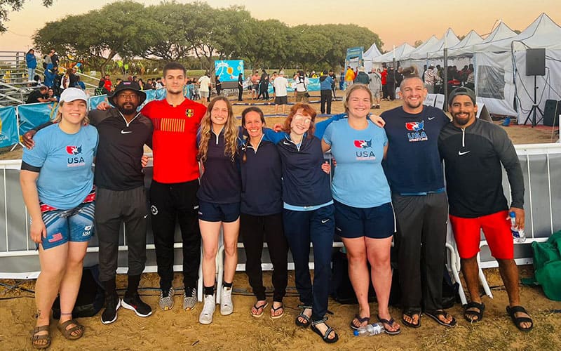USA Beach team from the 2023 Beach World Series in Buenos Aires, Argentina.