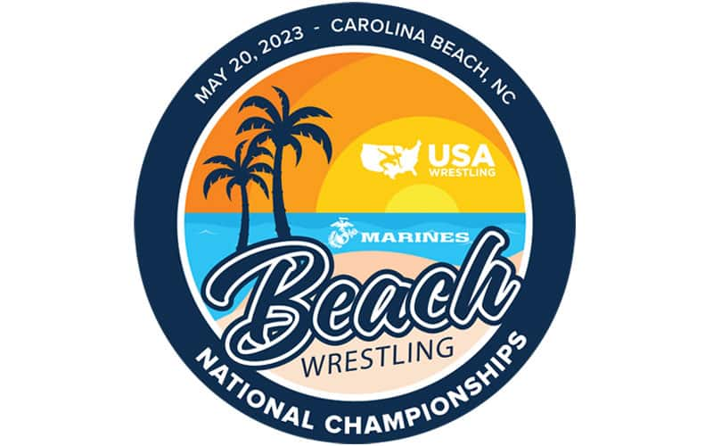 2023 USMC Beach Wrestling National Championships logo