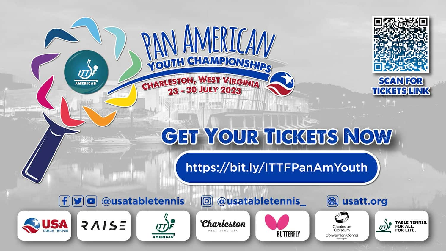 Ticket sales for the 2023 Pan Am Youth Championships - U15 & U19.