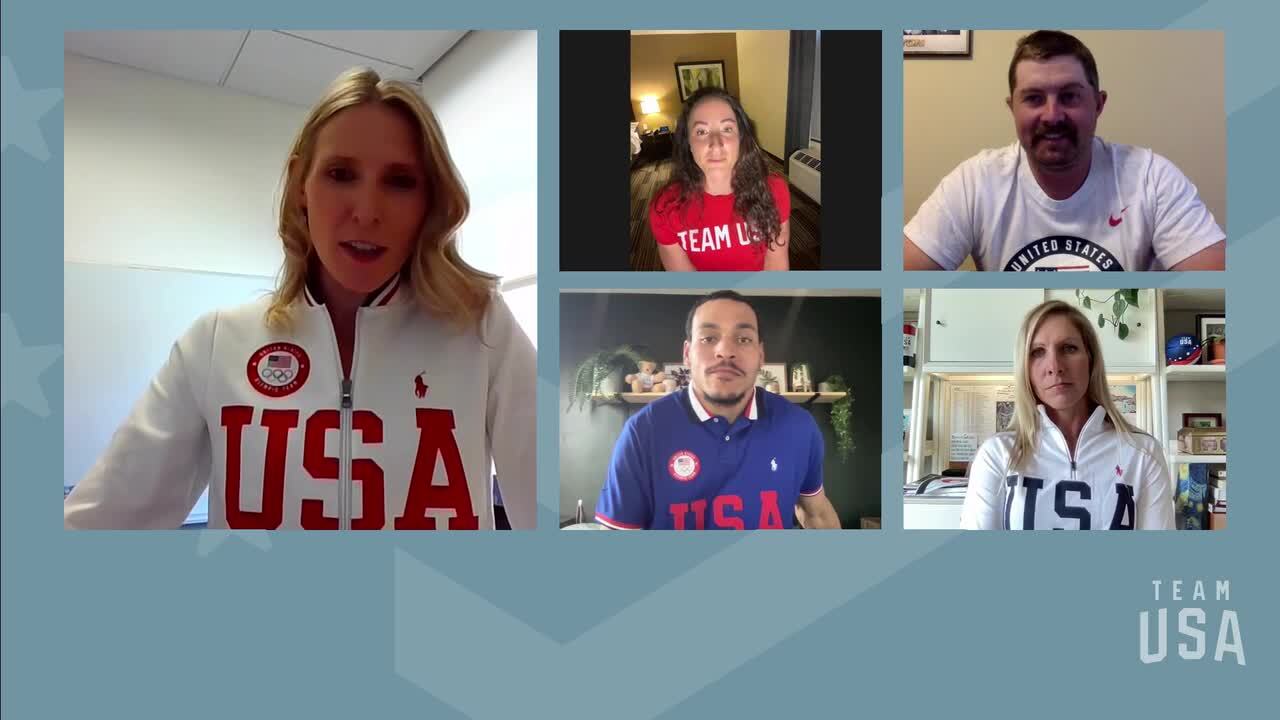 Tatyana McFadden, Brady Ellison, Roderick Townsend, Liz Halliday-Sharp |  Tokyo 2020 Team USA Virtual Media Summit