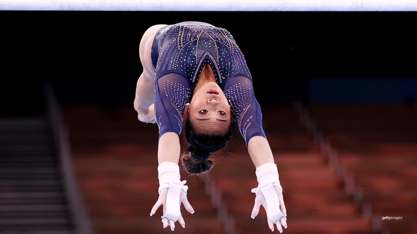 American Sunisa Lee tops Olympic podium in women's all-around