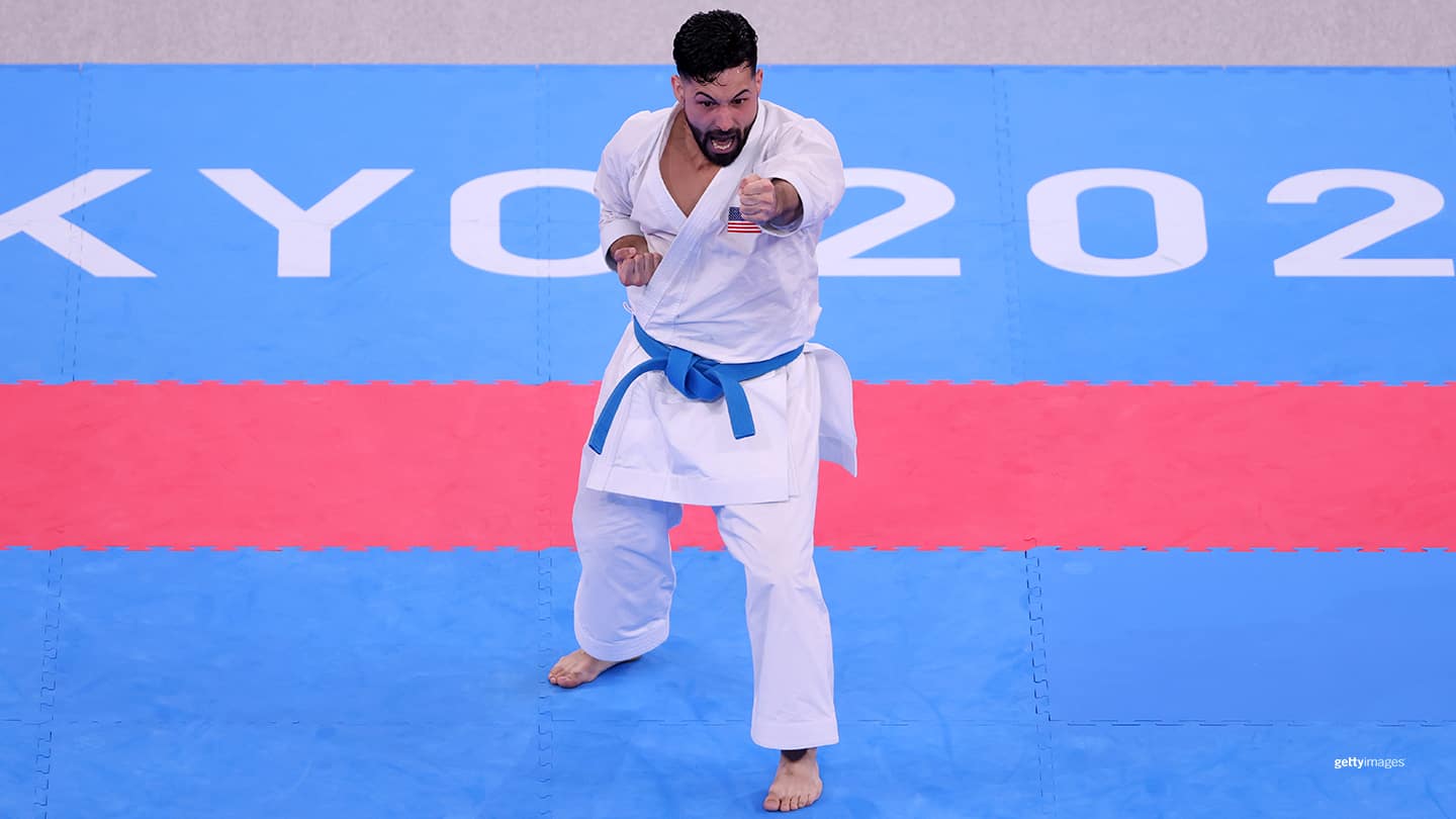 Ariel Torres' karate 2021 Olympics medal included worn underwear