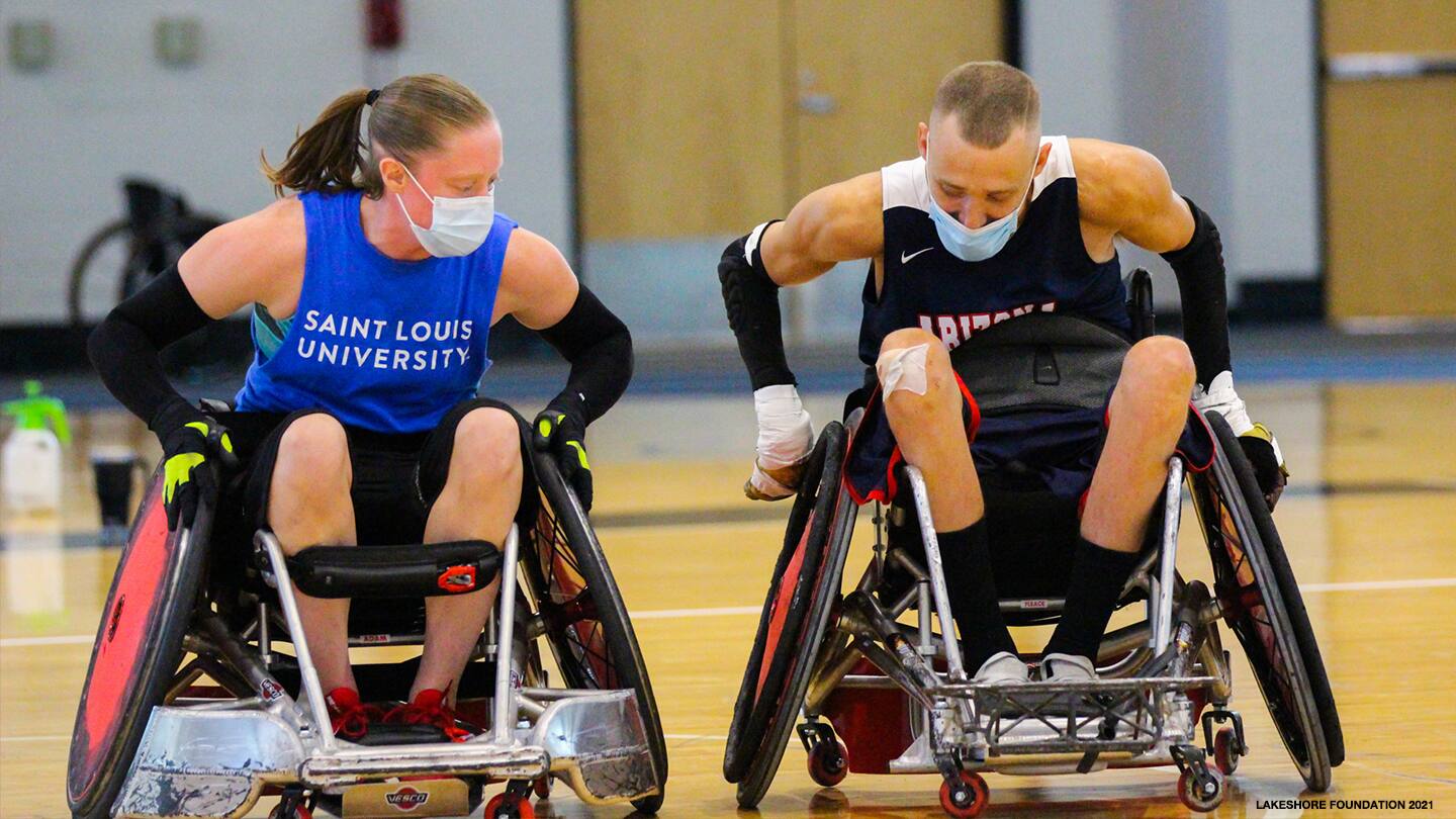 Team USA  In Male Dominated Wheelchair Rugby, Sarah Adam And Liz