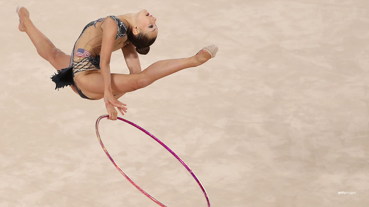 Rhythmic hoop and ball titles decided as acro and trampoline and tumbling  disciplines host preliminary rounds on Day 1 of elite USA Gymnastics  Championships · USA Gymnastics Championships