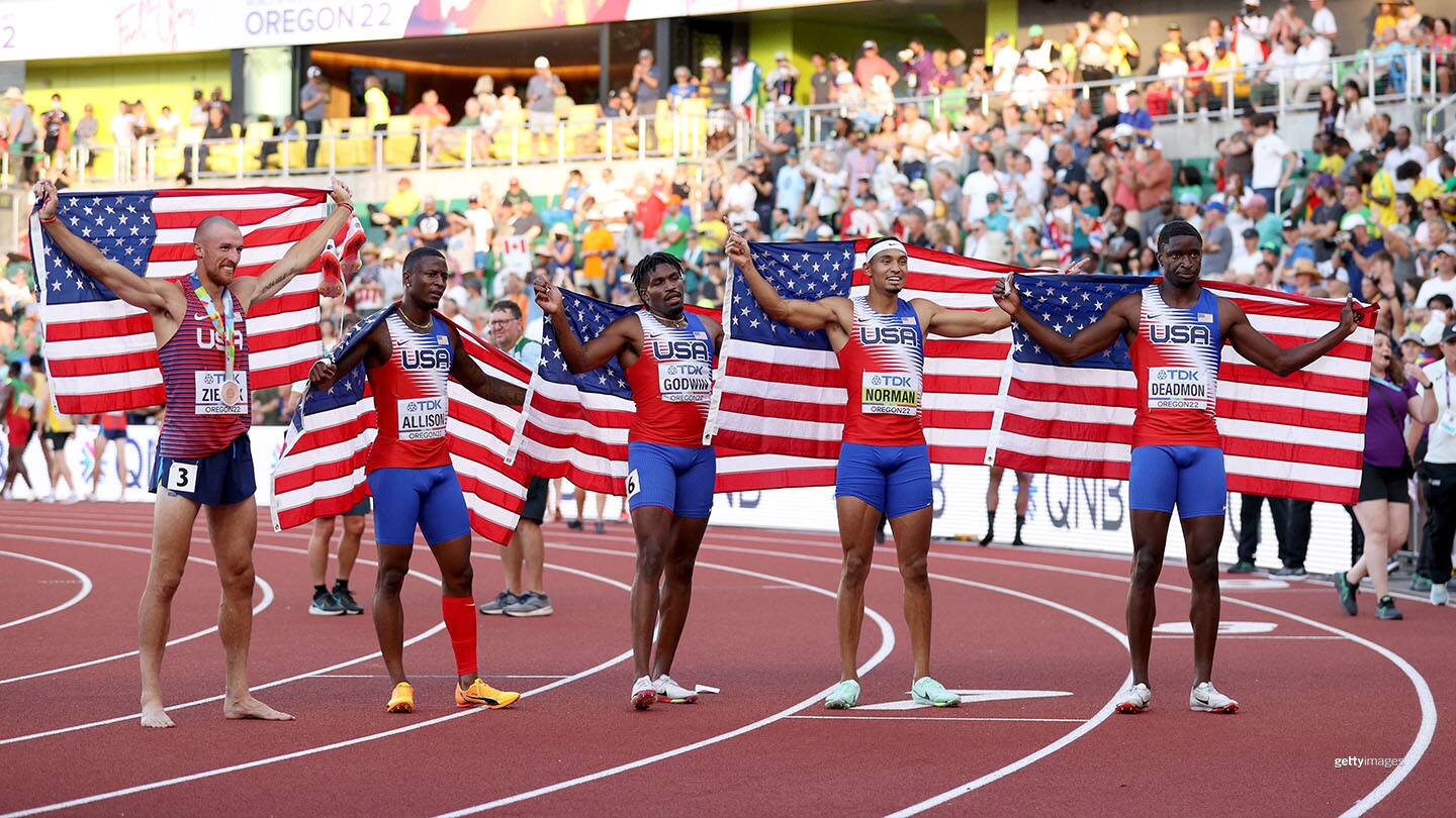 Athlete champions for women's decathlon in Olympics