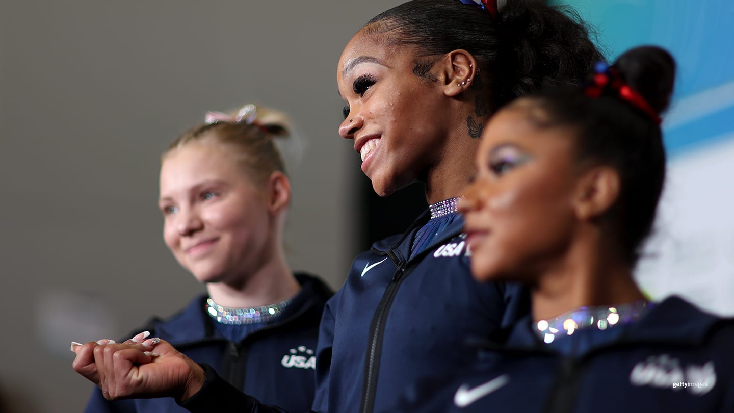 US women's gymnastics team wins historic gold medal at world championships  in Liverpool