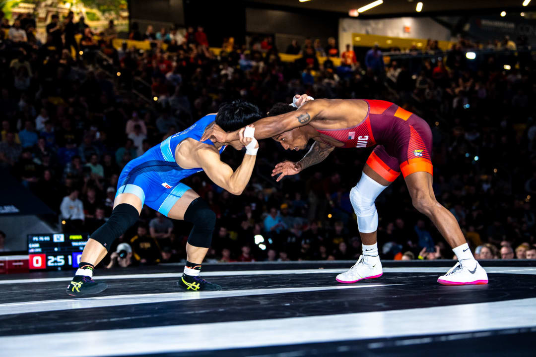 Penn State leads team race, quarterfinals set after day one of 2025 NCAA Div. 1 Championships