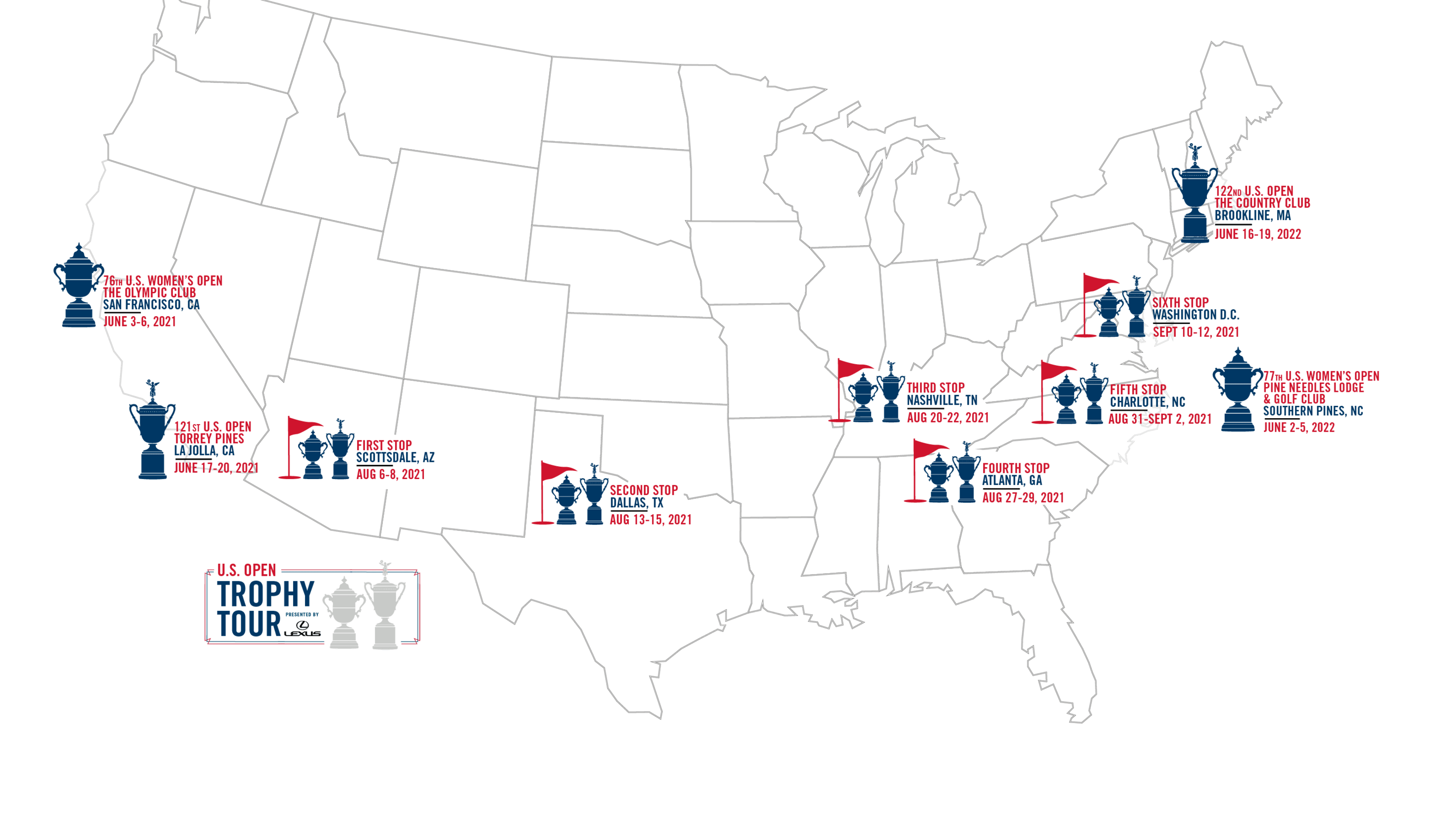 Us Open Golf 2022 Map